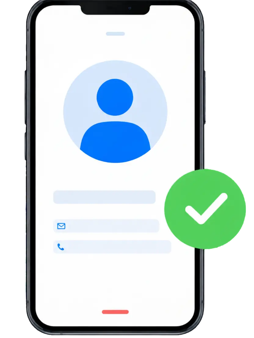 A completed referral signup