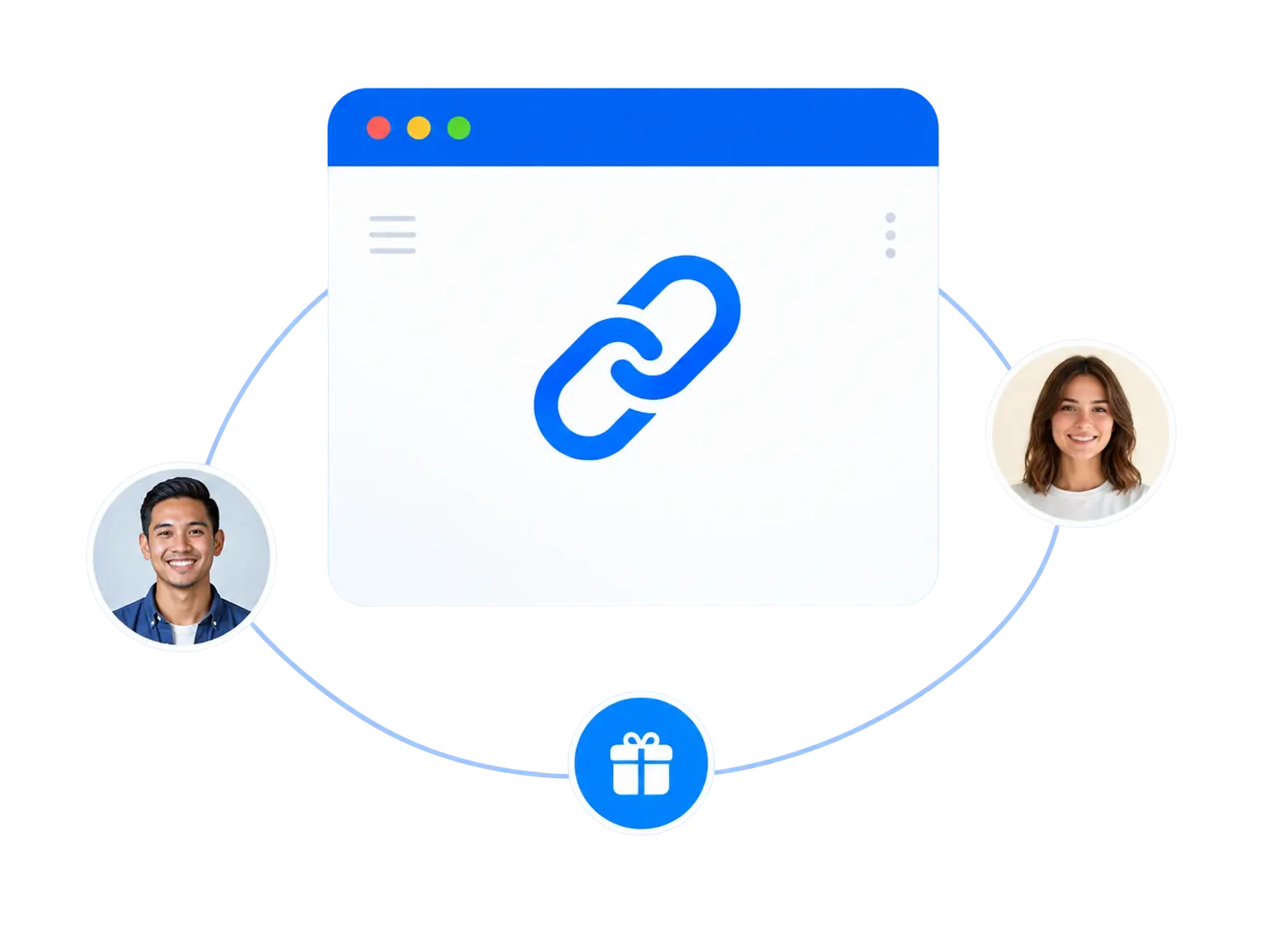 Sharing a referral link
